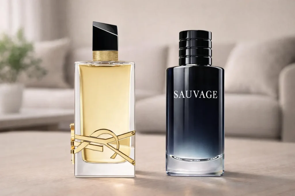 Sauvage Masculino de Christian Dior Eau de Toilette 100ml vs Libre Edp 90Ml, Yves Saint Laurent: o que muda entre essas fragrâncias?