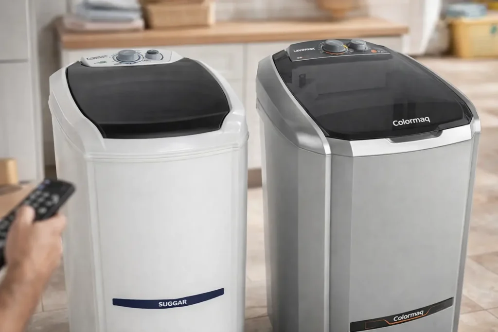 Suggar Lavamax Eco vs Colormaq LCS20: o que muda no dia a dia