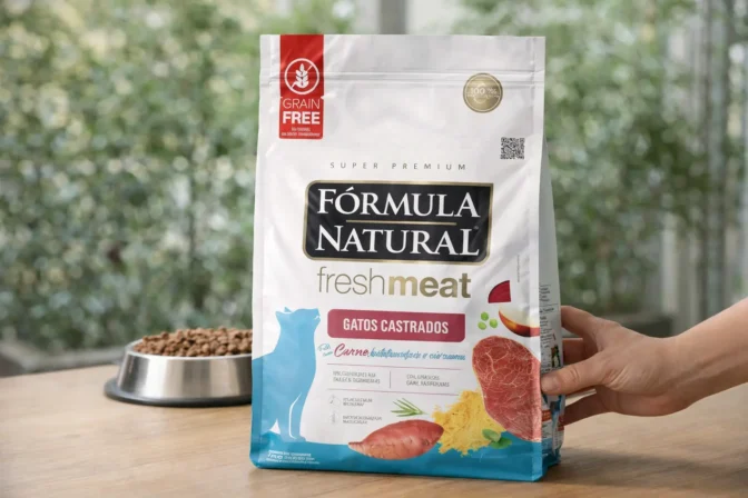 Ração Fórmula Natural Fresh Meat para Gatos Adultos Castrados - 7kg em oferta hoje na Amazon