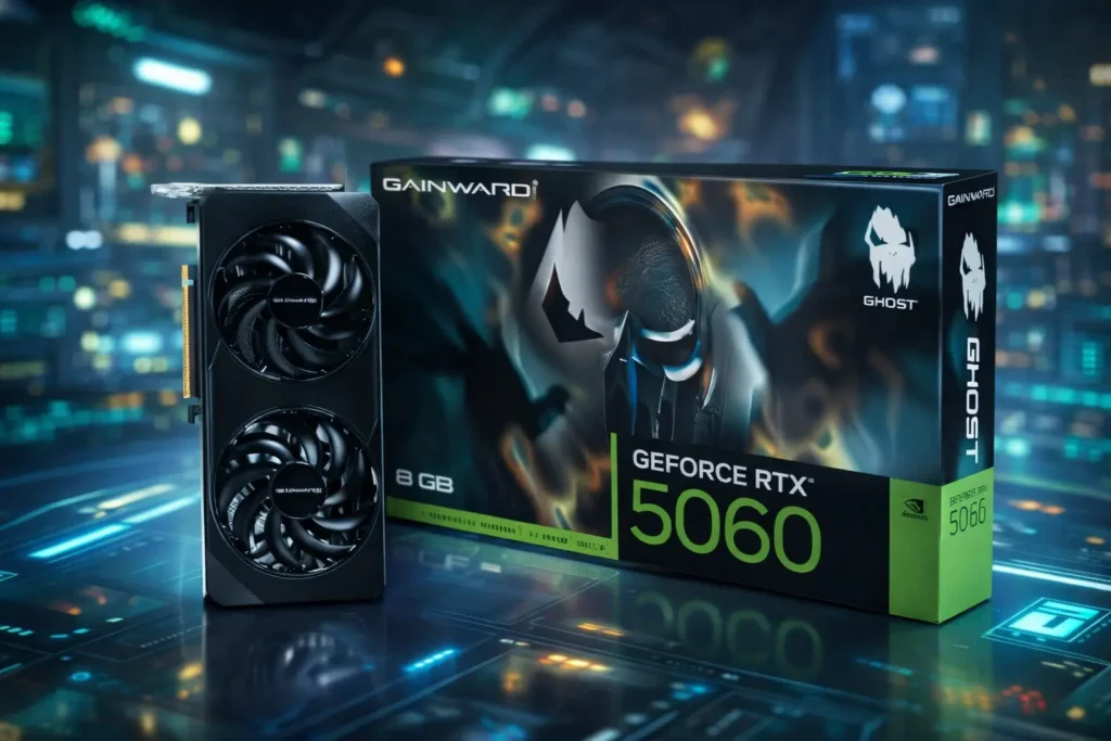 GAINWARD RTX 5060 Ghost 8GB em oferta na Amazon