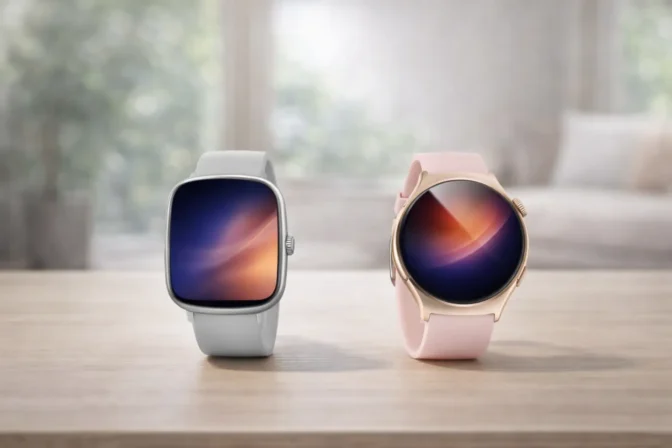 HAIZ Smartwatch HZ-139 1.83" vs Bettdow Smartwatch Feminino Redondo 1.43": O que muda na tela e nas funções