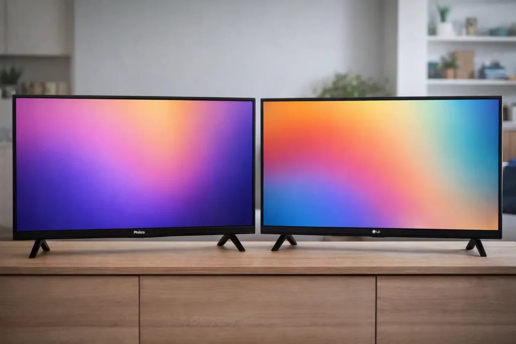 Philco PTV32K34RKGB vs LG 32RL601CBSA: O que muda no dia a dia?