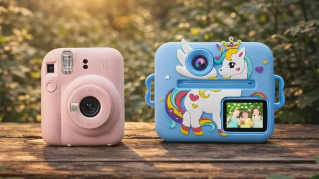 Instax Mini 12 vs ANTUVI Infantil: diferenças que importam