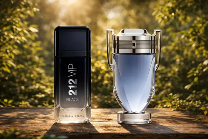 212 Vip Black vs Invictus: Eau de Parfum ou Eau de Toilette?