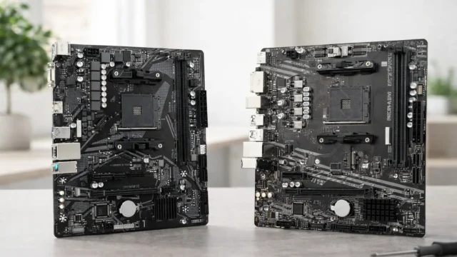 Placa Mãe Gigabyte A520M K V2 vs Placa Mãe ASRock B450M Steel Legend: o que muda no uso diário?
