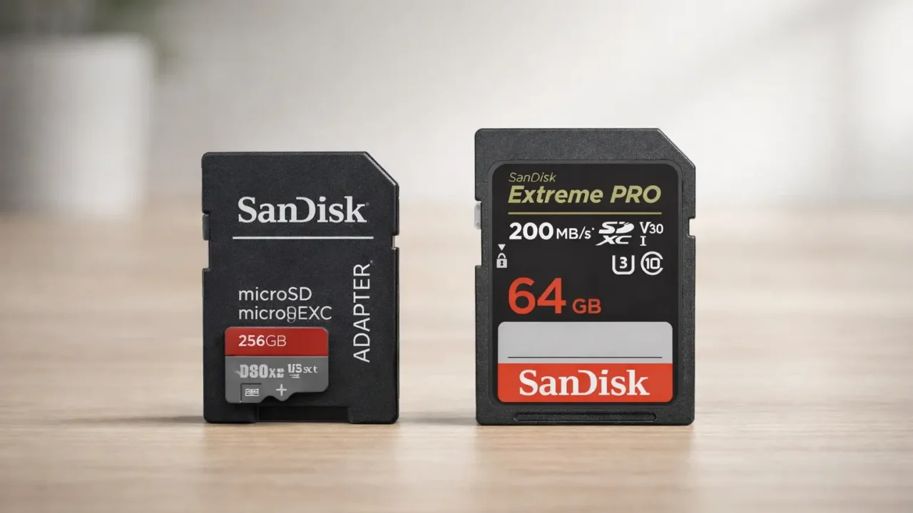 Cartão de Memória SanDisk Ultra 256GB vs SanDisk Extreme PRO 64GB: Diferenças que importam