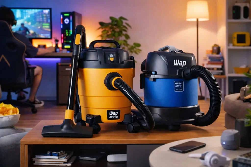 WAP Aspirador de Pó e Água GTW 10 vs WAP Aspirador de Pó e Água Barril GTW BAGLESS: diferenças que importam