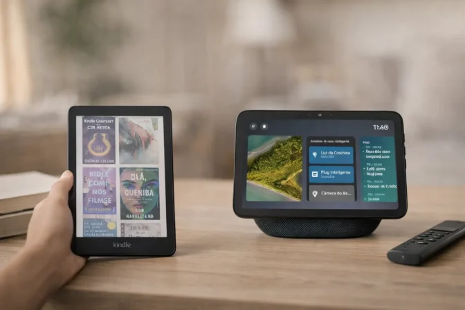 Kindle Colorsoft Signature Edition vs Echo Show 8: Qual é o mais completo?