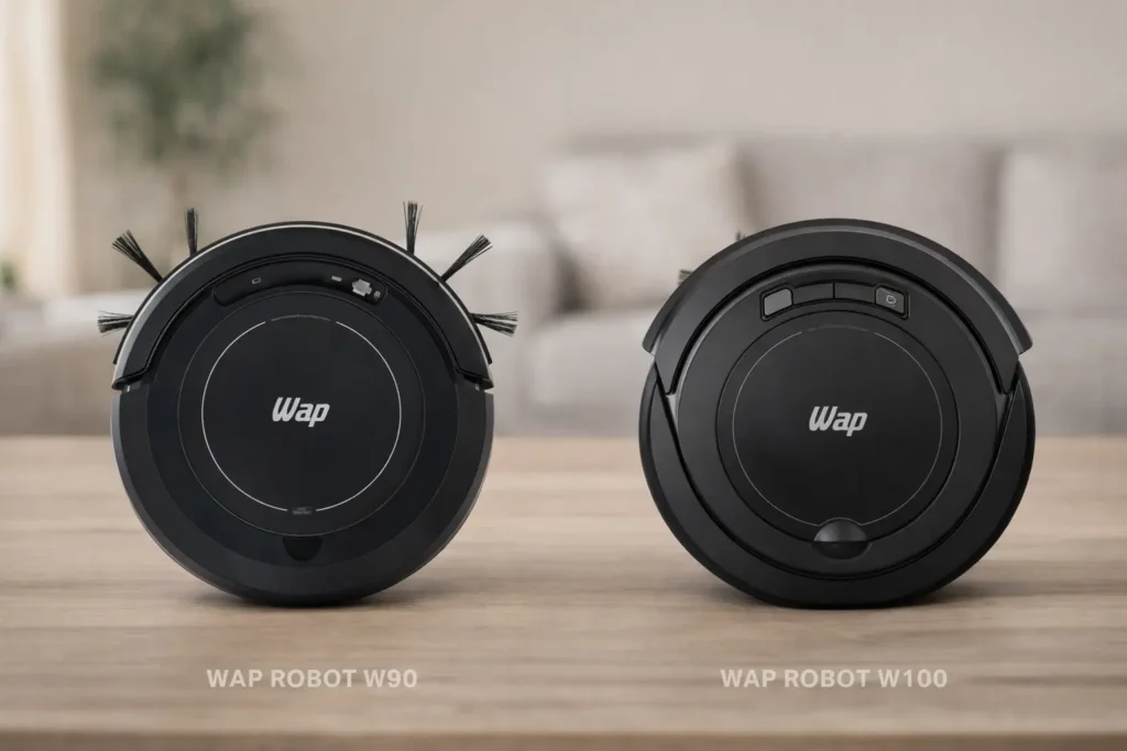 WAP ROBOT W90 vs WAP ROBOT W100: quais são as diferenças mais importantes?