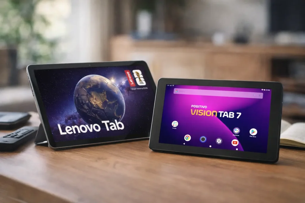 Lenovo Tab 10.1 vs Positivo Vision Tab 7: qual faz sentido pro uso?