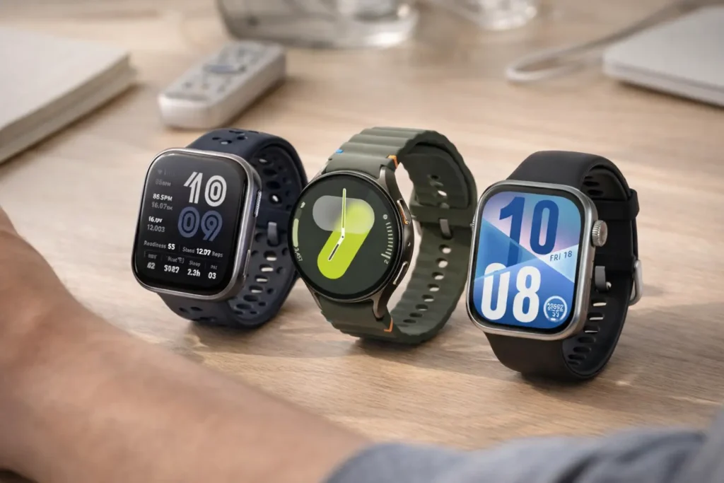 Smartwatches: 8 opções com foco em bateria e uso em 2026