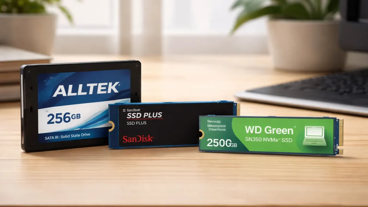 SSD 250GB: 3 opções para escolher com clareza e não errar na escolha