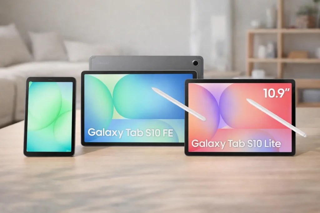 Tablet Samsung: 5 opções de 64GB a 128GB em 2026