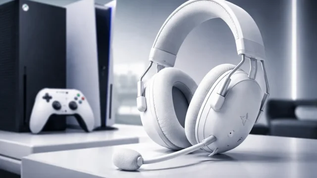 Razer Lança o Headset BlackShark V3 X HyperSpeed em Edição Branca para Xbox e PlayStation