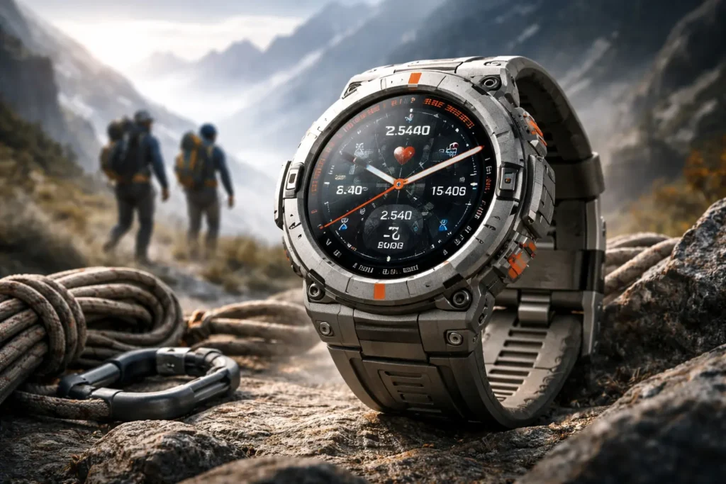 Amazfit lança o T-Rex Ultra 2: um relógio GPS de titânio para aventuras extremas