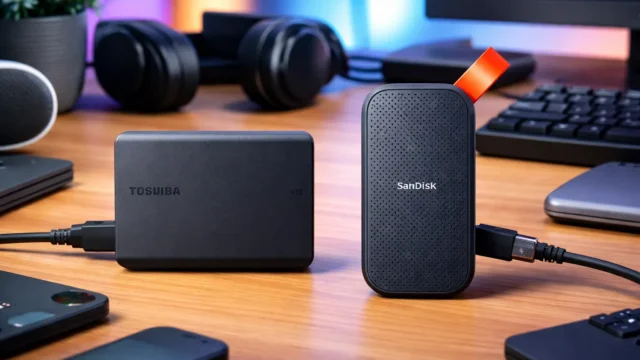 Toshiba Canvio 4TB vs SanDisk SSD 1TB: o que muda no uso real?