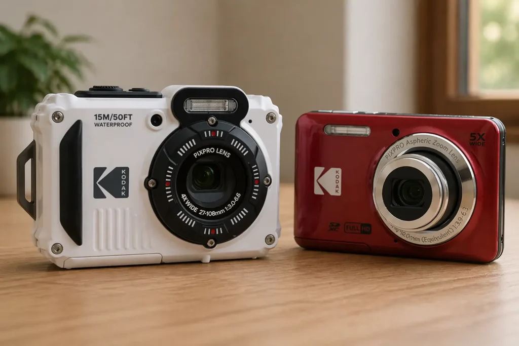 Kodak PIXPRO WPZ2 vs FZ55: pontos fortes e concessões
