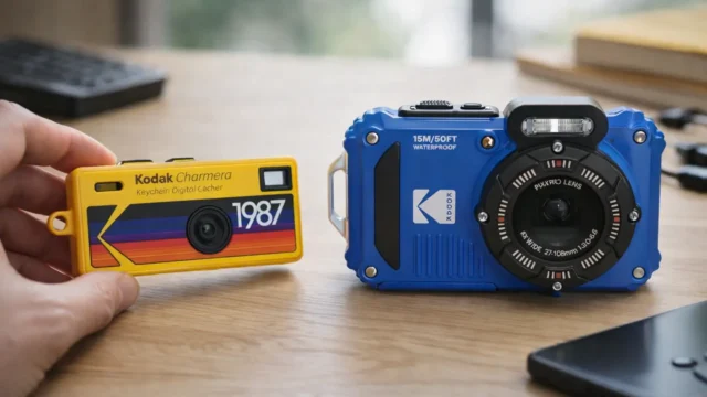 Kodak Charmera Keychain Digital Camera vs Kodak PIXPRO WPZ2: onde o uso faz a diferença