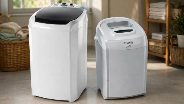 Suggar Lavamax Eco 20kg vs Praxis Petit 1,2kg: o que muda no dia a dia?