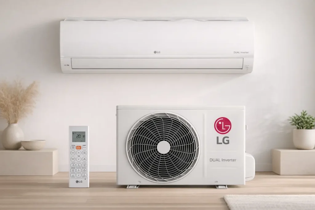 LG Dual Inverter 12000 vs Samsung WindFree AI 12000: o que muda