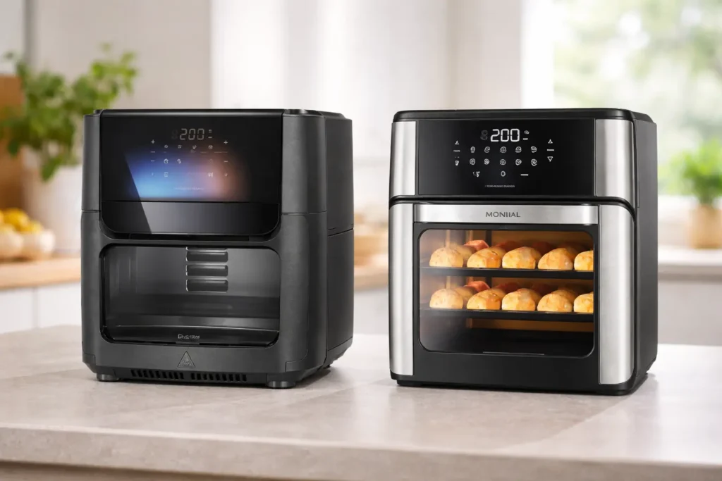 Mondial Oven 12L vs Electrolux EAF85 12L: o que muda no uso