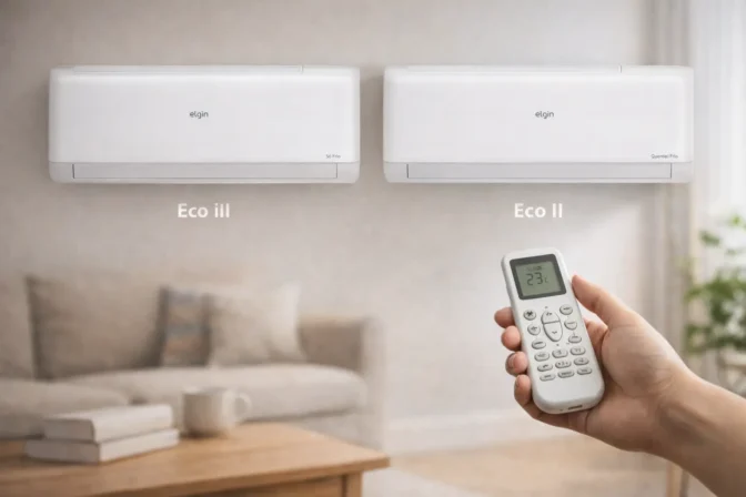 Ar-Condicionado Elgin Eco III vs Eco II: qual modelo atende melhor suas necessidades?