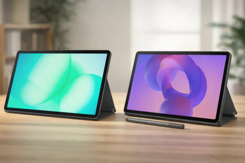 Galaxy A11+ 5G vs Idea Tab 11 2.5K: como decidir