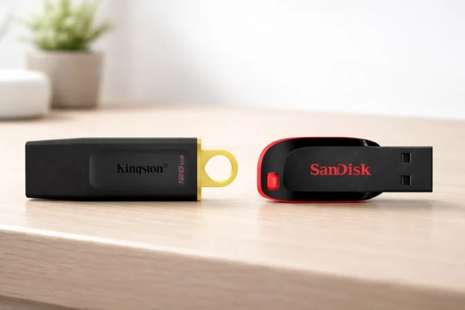 SanDisk Cruzer Blade vs Kingston Exodia: qual faz sentido pro seu uso