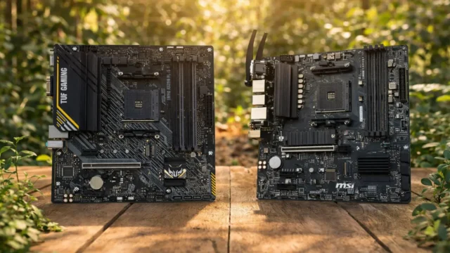 ASUS TUF A520M vs MSI B550M PRO-VDH: Wi-Fi integrado ou básico?