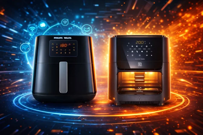 Philips Essential XL vs Electrolux EAF85: Alexa ou 12L?