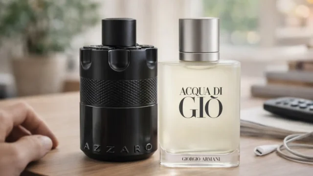 Azzaro Most Wanted vs Armani Acqua di Giò: o que muda no uso