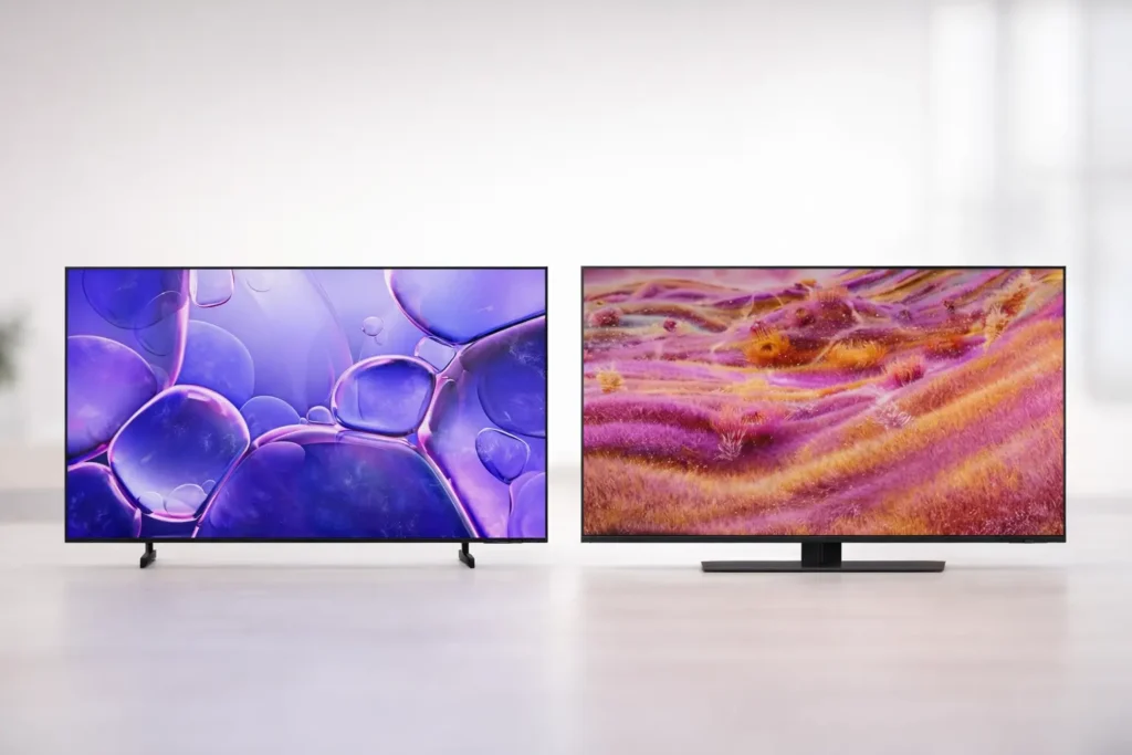 Samsung U8500F 4K vs Samsung QN90F Neo QLED: o que muda no dia a dia?