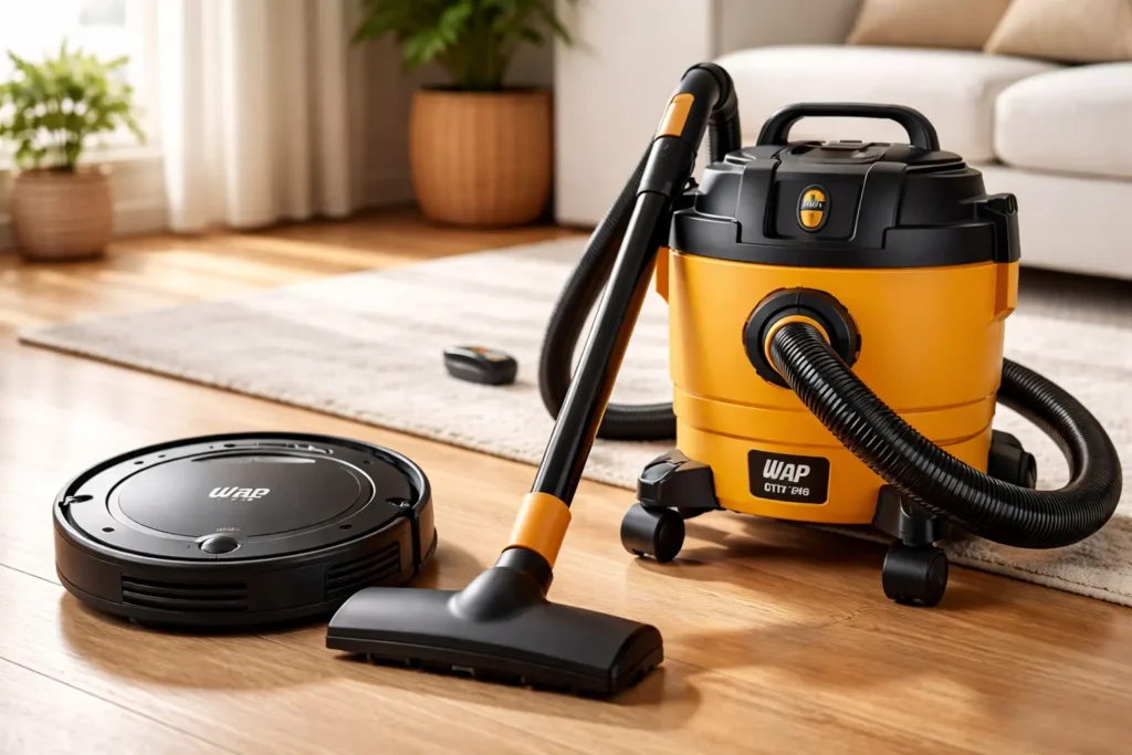 1) WAP Aspirador de Pó Robô ROBOT W90 vs WAP Aspirador de Pó e Água GTW 10: Diferenças que importam