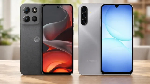 Samsung Galaxy A17 vs Motorola Moto G15: o que muda no uso?