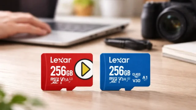 Lexar PLAY 256GB microSD vs Lexar 256GB Class 10: Diferenças de desempenho