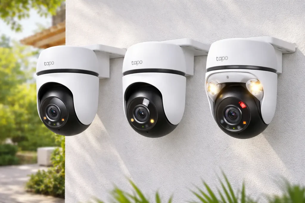 Câmeras Tapo externas: 3 opções 360° para escolher com clareza