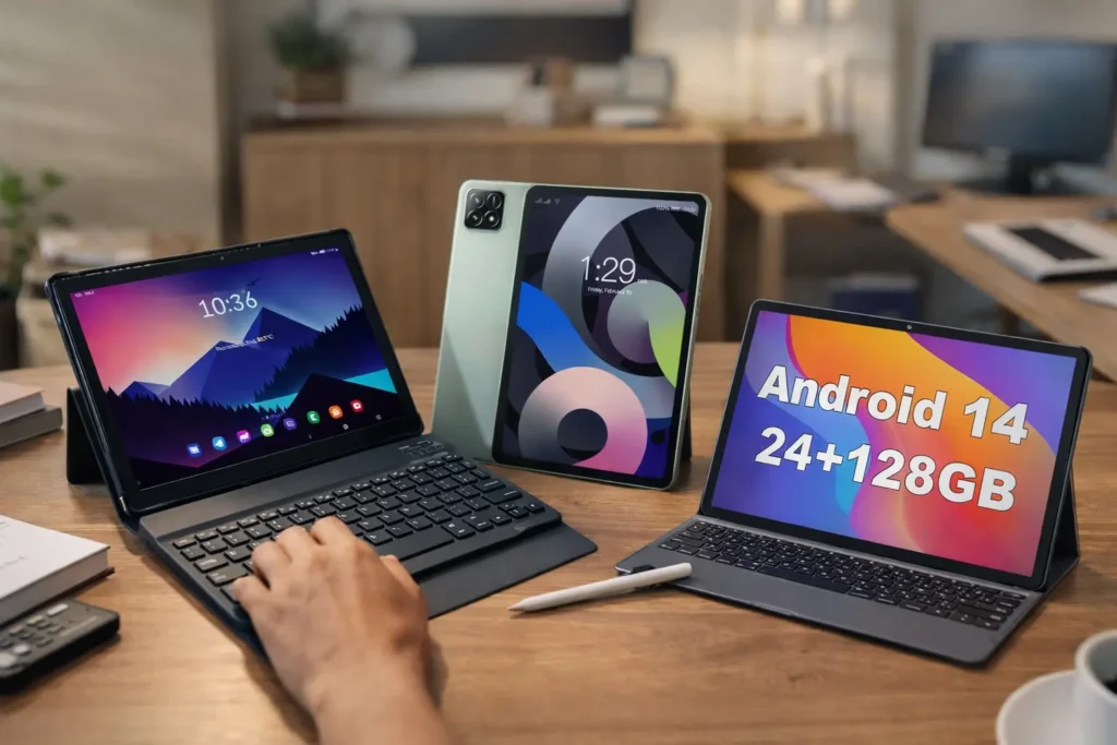 Tablets: 5 modelos 10,1'' para estudo e trabalho em 2026