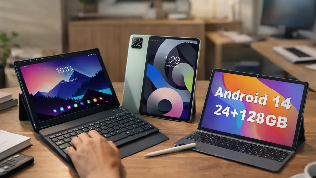 Tablets: 5 modelos 10,1'' para estudo e trabalho em 2026