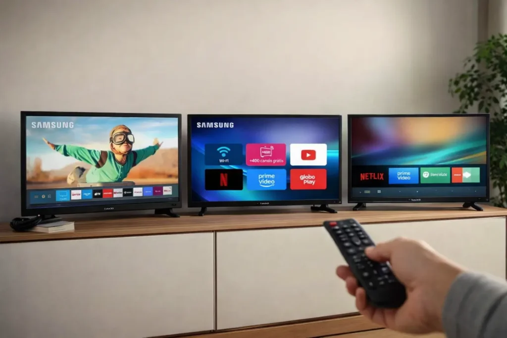 Smart TV Samsung 32 HD: 3 modelos para escolher com clareza
