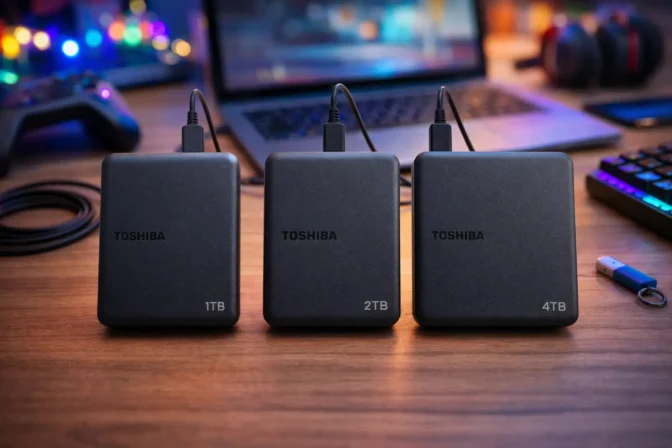 HD externo: 3 opções de 1TB, 2TB e 4TB para seu uso