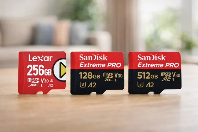 Cartões micro SD: 7 modelos por capacidade e uso em 2026