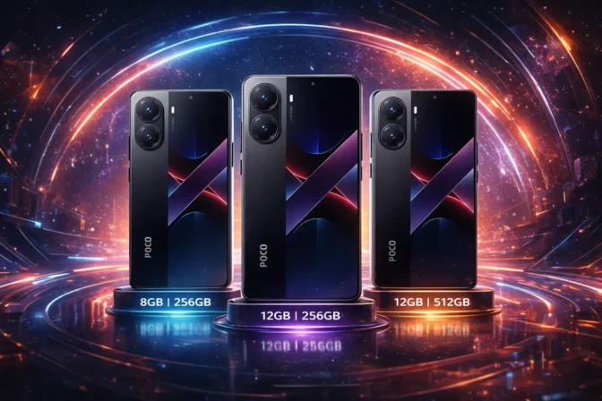 Poco X7 Pro: 3 modelos por memória para escolher com clareza