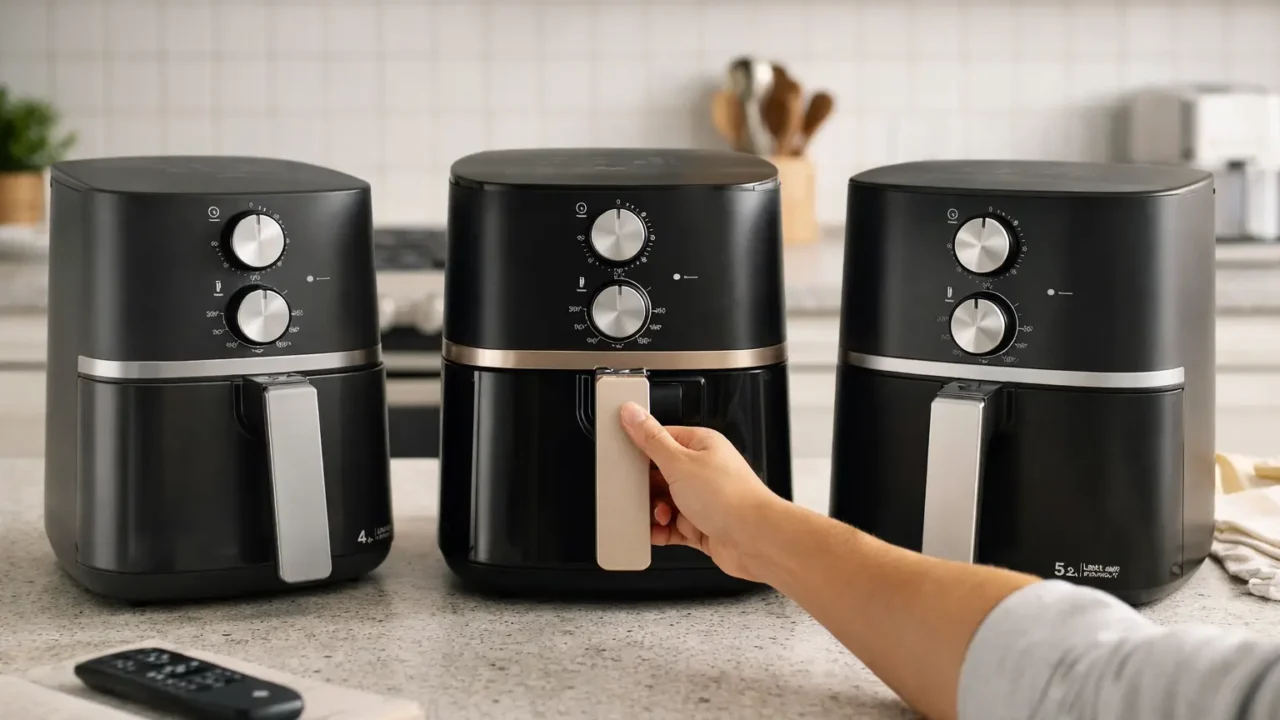 Air Fryers: 3 modelos de 4L e 5,2L para uso em casa