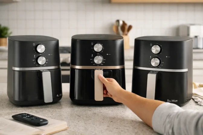 Air Fryers: 3 modelos de 4L e 5,2L para uso em casa