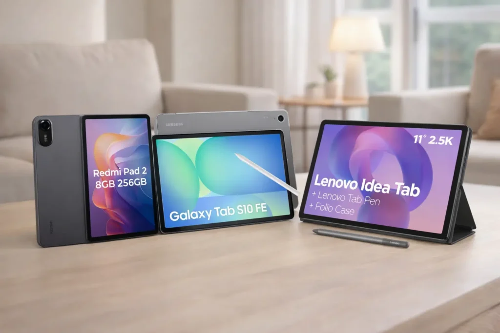 Tablets: 8 opções com telas grandes e 90Hz para acertar