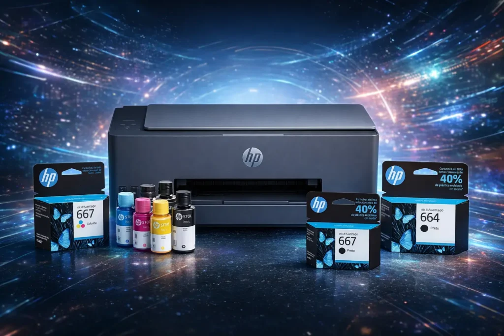 Impressoras e cartuchos HP: 4 opções para uso doméstico