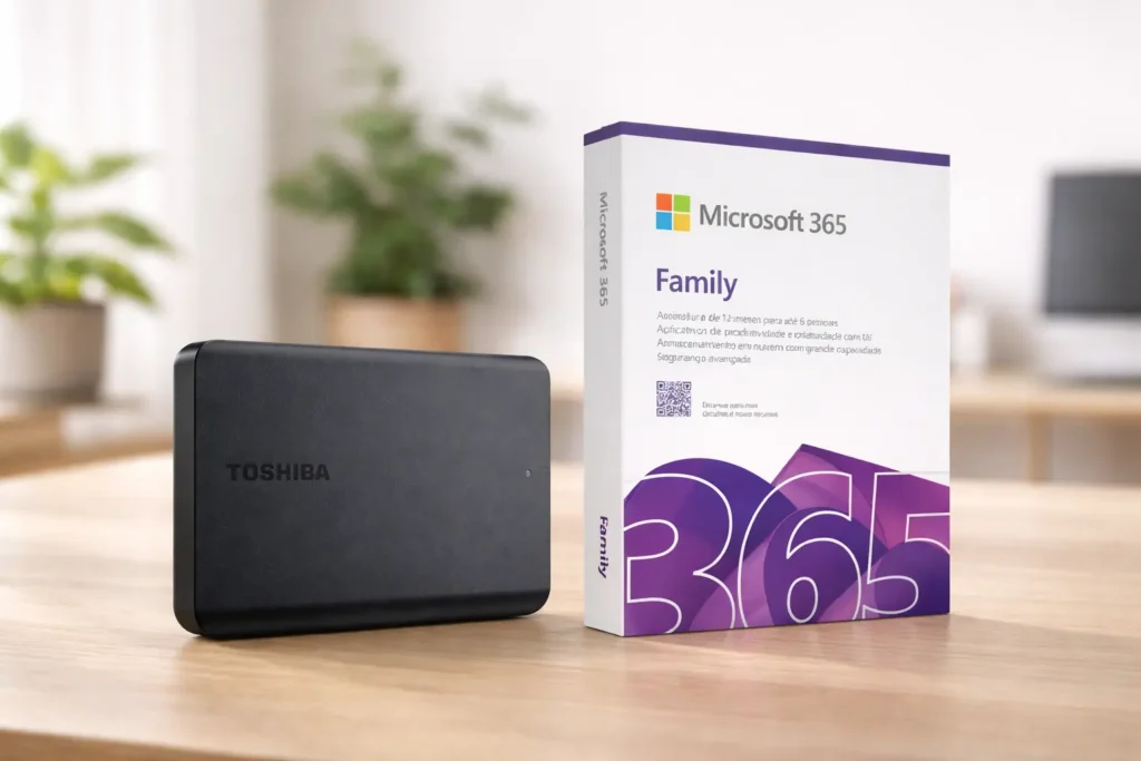 HD Externo Toshiba 1TB Canvio Basics Preto: 3 opções de armazenamento de dados essenciais para seu dia a dia