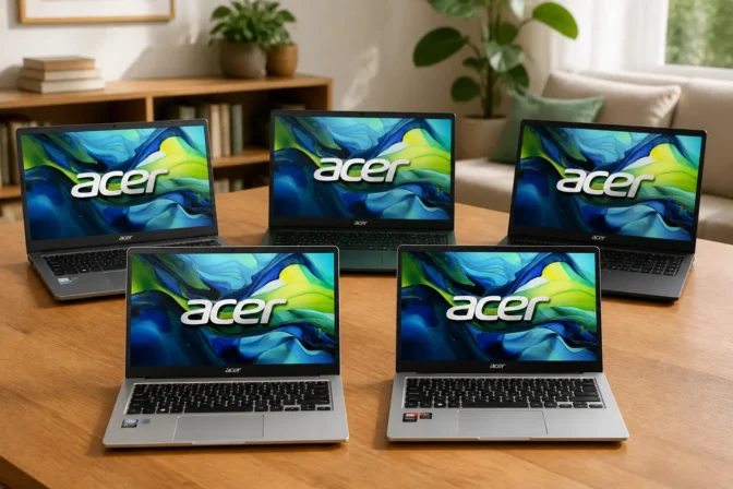 Notebook Acer: 5 opções de desempenho e produtividade para escolher sem exagero