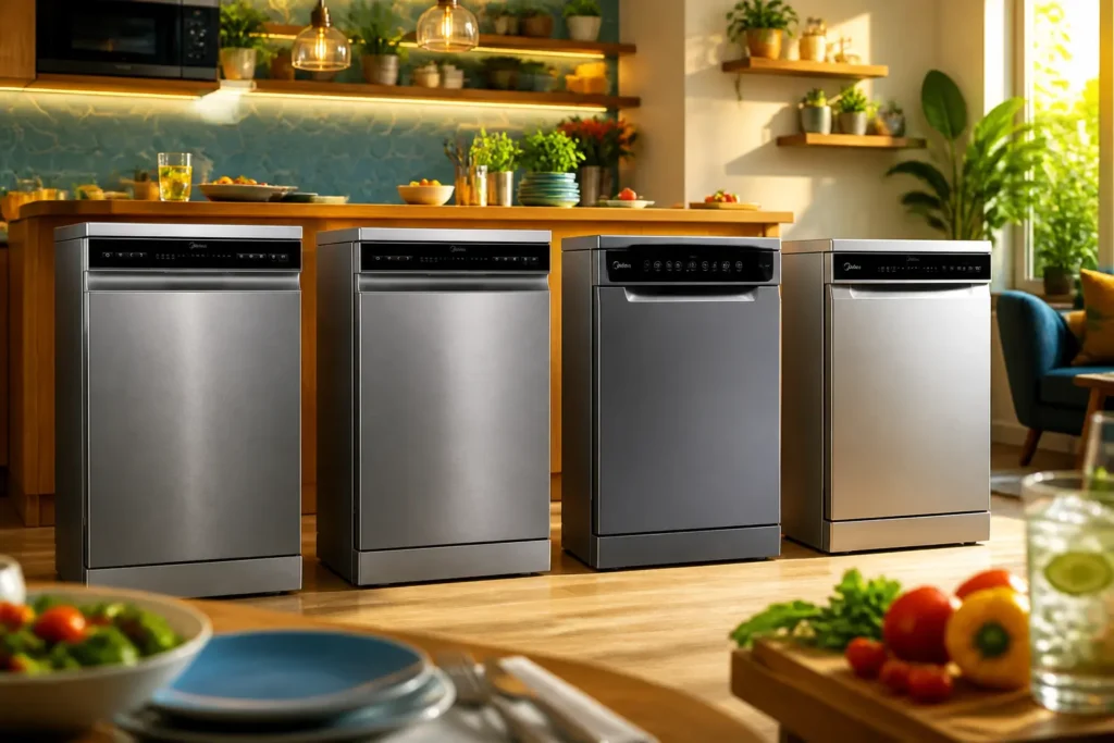 Lava Louças Midea: 4 opções de 8 a 10 serviços para diferentes necessidades