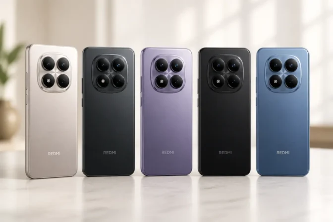 Smartphones Xiaomi Redmi Note 15 Pro 5G: 5 opções para escolher com base no armazenamento e cor